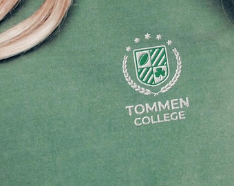 Tommen College Embroidered Tee – Comfort Colors® Book Shirt, Boys of Tommen Merch, Binding 13 Shannon Lynch Jonny Kavanagh Rugby Tee