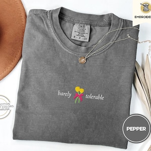 Barely Tolerable Pride And Prejudice Jane Austen Shirt Book Lover Gift Book Sweatshirt Bookish Booktok Bookstagram Bookish Gift Book Regency