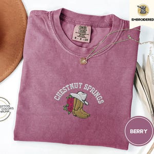 Cowboy Romance Reader Club T-shirt, Bookish Cowgirl Tee, Country Book Lover Shirt, Chestnut Springs Shirt, Bookish Gift For Her,elsie silver