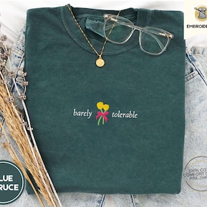 Barely Tolerable Pride And Prejudice Jane Austen Shirt Book Lover Gift Book Sweatshirt Bookish Booktok Bookstagram Bookish Gift Book Regency