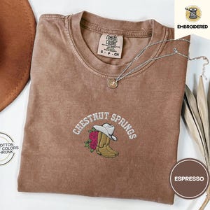 Cowboy Romance Reader Club T-shirt, Bookish Cowgirl Tee, Country Book Lover Shirt, Chestnut Springs Shirt, Bookish Gift For Her,elsie silver
