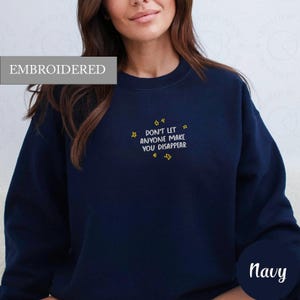Heartstopper Mr Ajayi Quote Sweatshirt, Unisex Crewneck Embroidered Tee, Gift for Book Lovers, Cozy Winter Wear, Literary Apparel, Novel