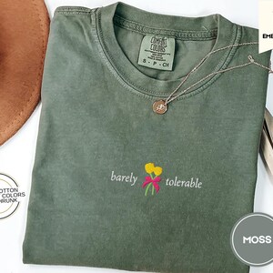 Barely Tolerable Pride And Prejudice Jane Austen Shirt Book Lover Gift Book Sweatshirt Bookish Booktok Bookstagram Bookish Gift Book Regency