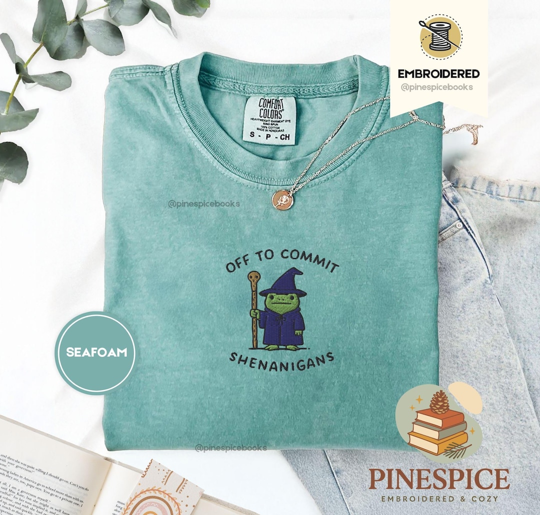 Off to Commit Shenanigans T-shirt, Wizard Frog Shirt, Funny Dnd