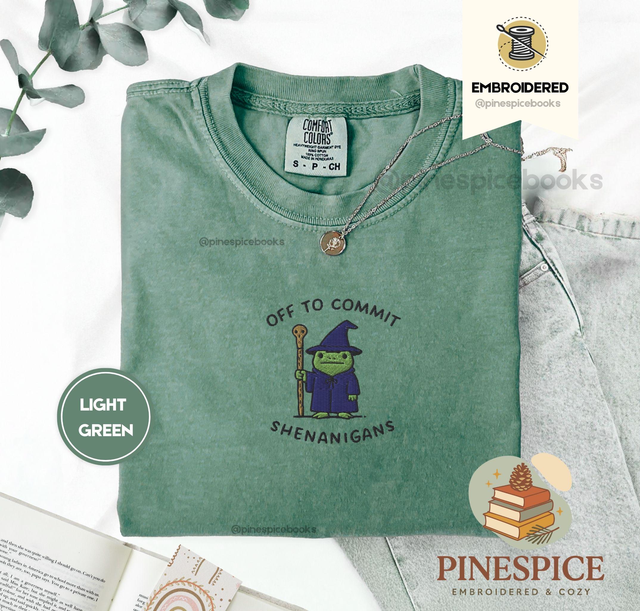 Off to Commit Shenanigans T-shirt, Wizard Frog Shirt, Funny Dnd