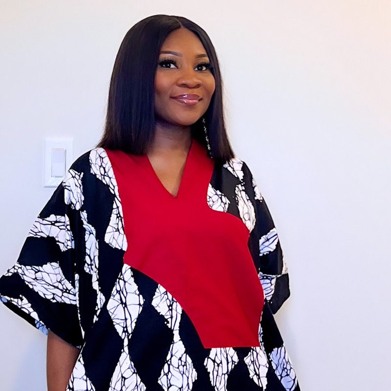 african purple dresses