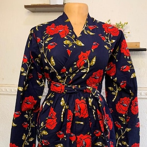 Ankara Peplum Wrap Top | African Print Blouse | Ankara Blouse | Peplum Top | Women&#39;s Peplum Top | Blouse | Top | Ankara Top | Ankara Jacket