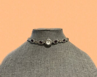 Handmade Repurposed Vintage clock Choker