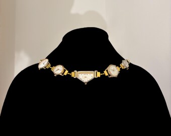 Vintage Watch Choker - One of a Kind Steampunk Jewelry