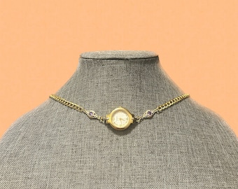 Handmade Vintage Watch Choker Necklace