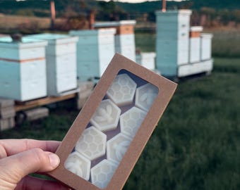 100% Beeswax Wax Melts | Handmade Wax Melts | French Lilac | Lavender Driftwood | Beekeeper Made