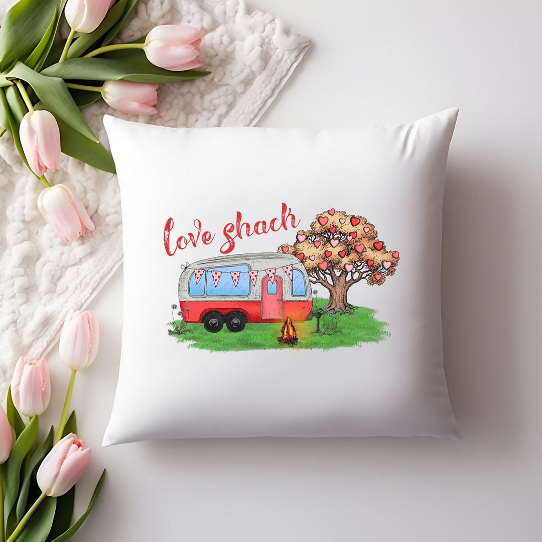 Love Shack Valentine Pillow Cute Valentine Pillow custom Valentine