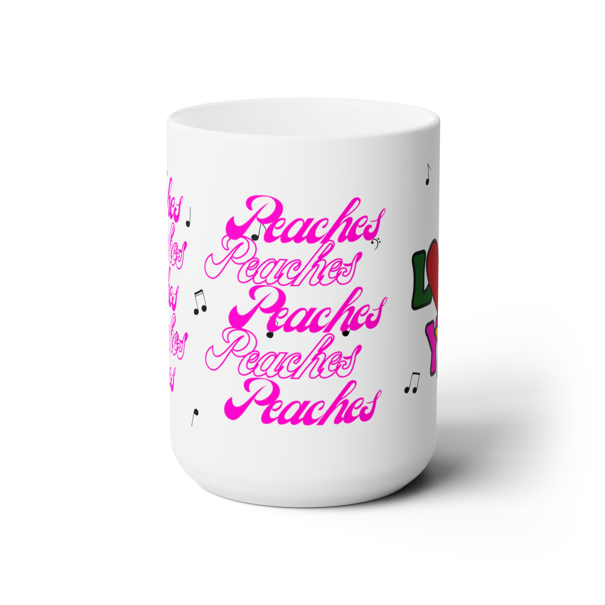 Peaches, I Love You Mug, Bowser Song Mug, Peaches Gift Mug, King Koopa