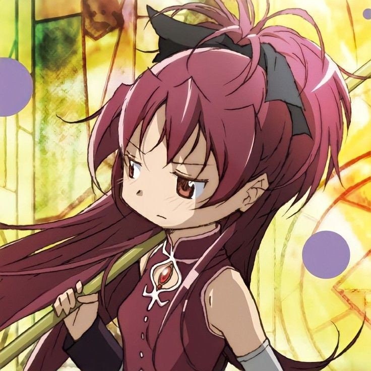 Kyoko Sakura Soul Gem Inspired Hair Clip Puella Magi Madoka