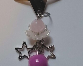 Madoka Kaname Puella Magi Madoka Magica Silver Charm Hair Clip