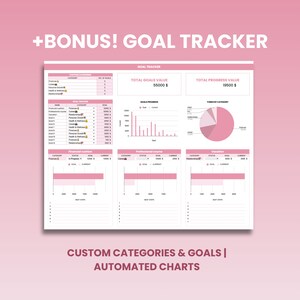 NET WORTH TRACKER Spreadsheet for Google Sheets | Assets &amp; Liabilities ...