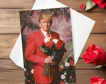 Carte Trump pour la Saint-Valentin - « Vous êtes ma Saint-Valentin préférée.... » - 4 po x 6 po.