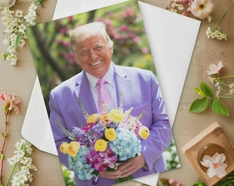 Trump Mother's Day Card: MAGA Mom Gift (4x6 in) Have a great Day!