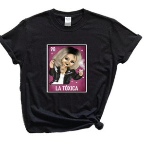 La toxica pareja loteria mexicana camiseta chuck s esposa tiffany