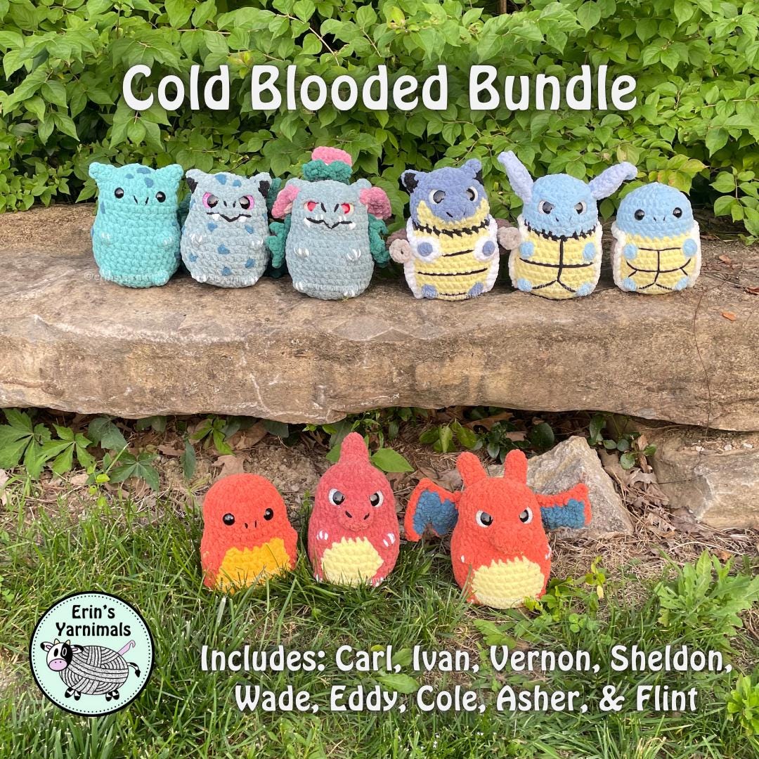 Cold Blooded Bundle PDF Crochet Patterns - Etsy