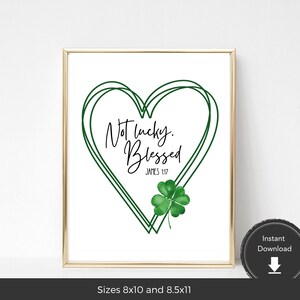 St Patricks Day Wall Art Printable Decor, Saint Patricks Day Printable Wall Art, Bible Scripture Wall Art, Christian Printable Art