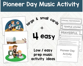 LDS Primary Singing Time - LDS Primary Chorister - Mormon Pioneer Day - Primary Chorister - Primary Songs - Primary Music - Music Games