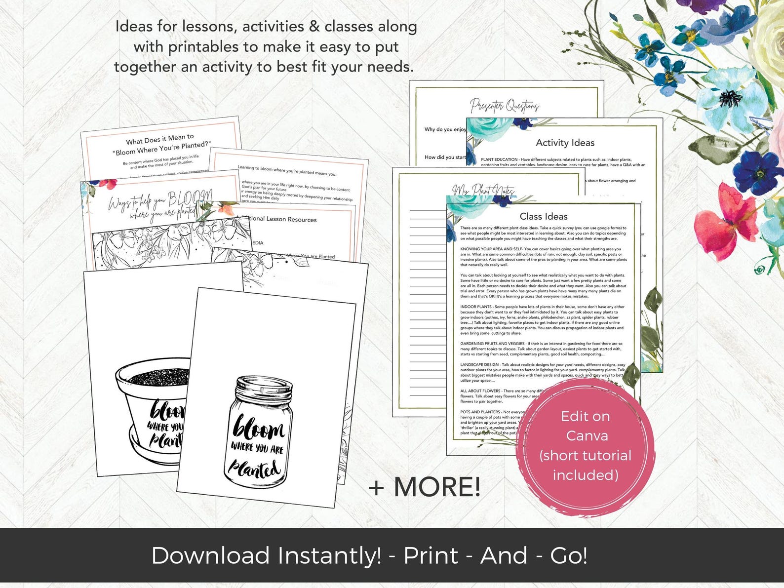 Relief Society SPRING Activity, RS Activity Invitation Printable, LDS Printable Ministering Idea ...
