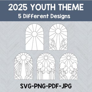 LDS 2025 Youth Theme, Look Unto Christ  D&C  6:36,  LDS Young Women Girls Camp, PNG Graphic Design File for Cut Files