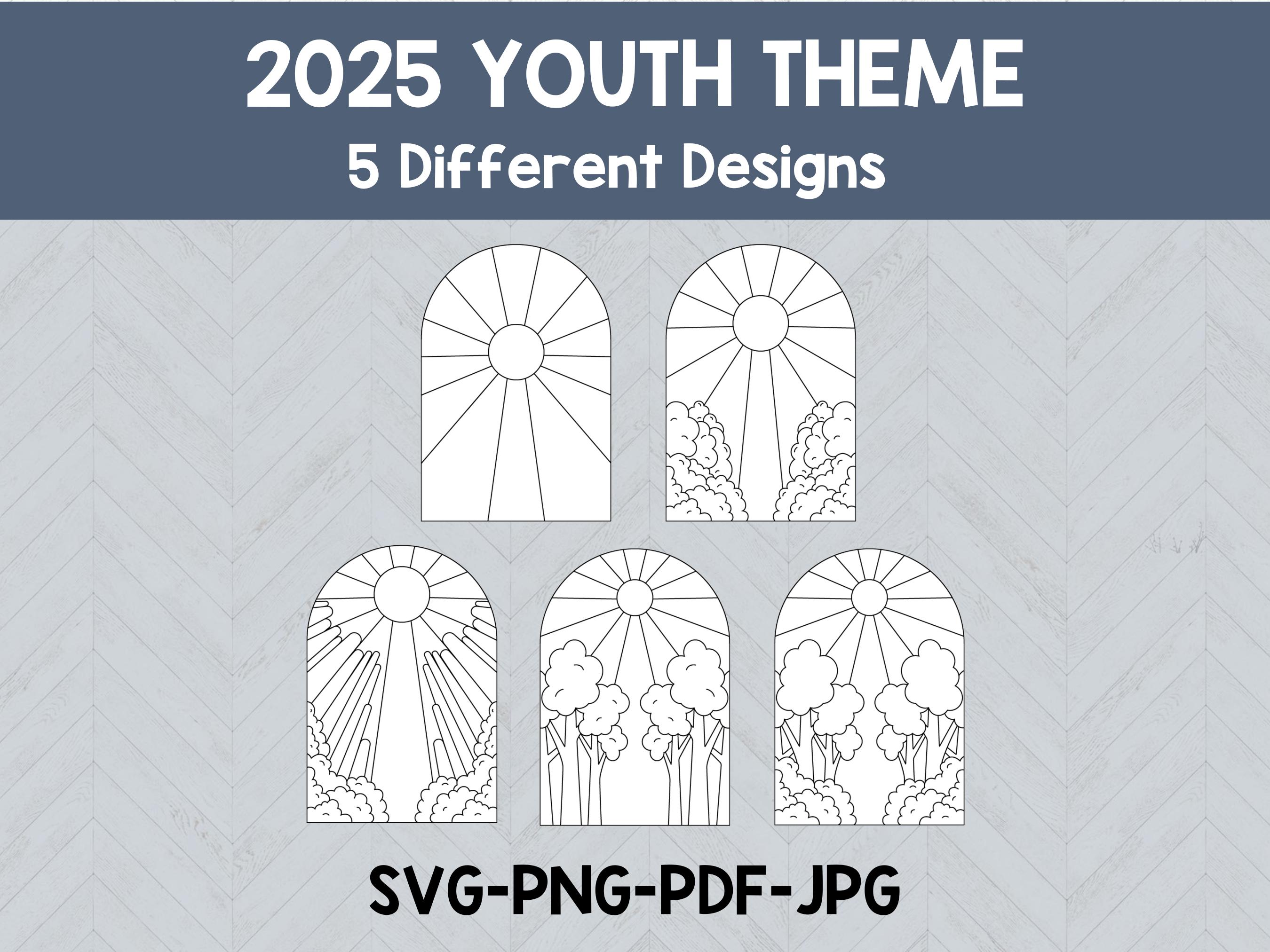 LDS 2025 Youth Theme, Look Unto Christ  D&C  6:36,  LDS Young Women Girls Camp, PNG Graphic Design File for Cut Files