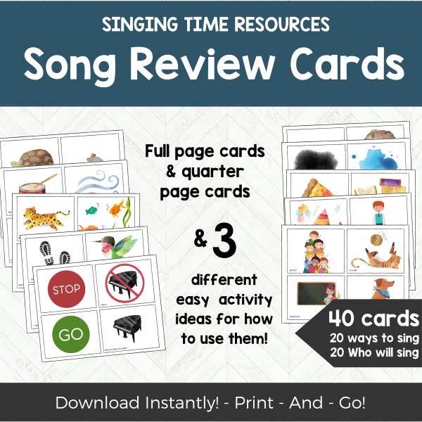 LDS Primary Singing Time - LDS Primary Music Time - Primary Music Leader - Primary Songs - LDS Primary Chorister - Music Game and Visual Aid