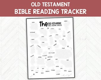 Old Testament Reading Tracker Printable, Bible Study Coloring Page, Bookshelf Design, Christian or LDS Scripture Study Chart PDF Download