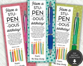 Étiquette-cadeau imprimable de la Société de Secours des SDJ, cadeau d&#39;anniversaire pour le ministère SDJ, idées de cadeaux d&#39;anniversaire en vrac pour la Société de Secours