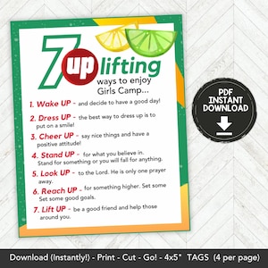LDS Girls Camp Treat Tags Printable,  Girls Camp Gift Tags, Pillow Treats, Tuck in Treats Download, Secret Sisters Gift, YW Young Women