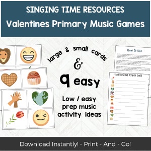 Valentines Day Singing Time Activity, LDS Primary Chorister, LDS Primary Music Game, Singing Time Ideas, Mormon Music Leader