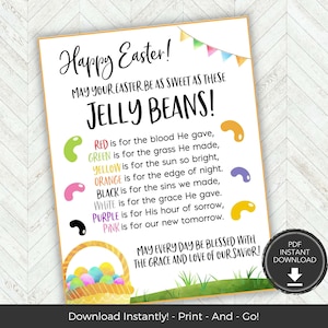 The Easter Story Snack Mix Idea, Holy Week for Kids, Religious Easter Activity for Kids, Holy Week Printable Easter Gift Tags,