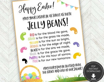 The Easter Story Snack Mix Idea, Holy Week for Kids, Religious Easter Activity for Kids, Holy Week Printable Easter Gift Tags,
