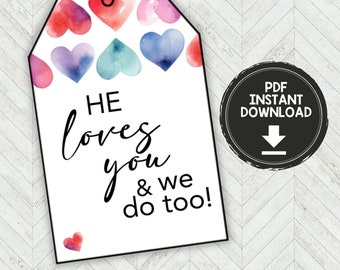 Etiquetas de regalo para el día de San Valentín, obsequios de la Sociedad de Socorro, folletos para el ministerio de los Santos de los Últimos Días, obsequios para el ministerio, etiquetas de regalo de dulces de los Santos de los Últimos Días, material imprimible de los Santos de los Últimos Días
