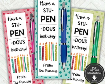 LDS Primary Birthday Gift Tag, Come Follow Me LDS Gift Tag, LDS Primary Birthday Card, Non Candy Gift Idea