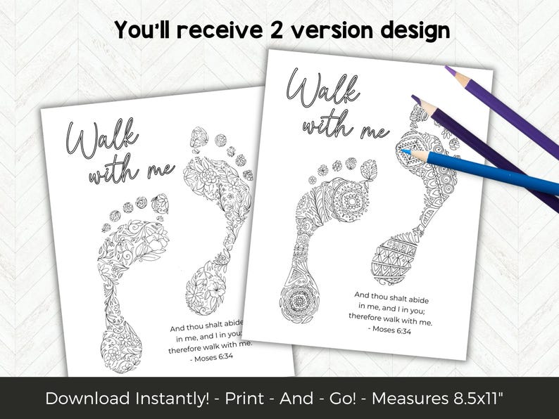 LDS Youth Theme 2026, Look Unto Christ, LDS Scripture Coloring Pages, Easy YW Activity Idea, Walk With Me Moses 6:34 image 2