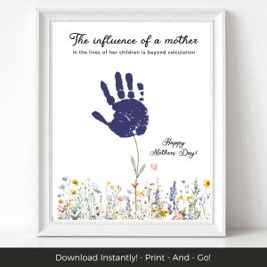 Mothers Day Scripture Card Craft, Easy Toddler Activities, Mothers Day Handprint Art, Preschool Crafts, DIY Christian Mothers Day Gifts