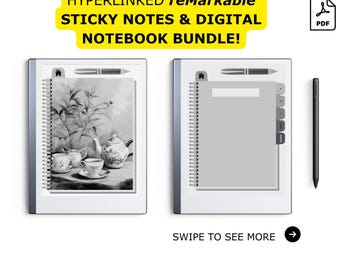 PDF Remarkable Template, Hyperlinked Digital Notebook, For Remarkable 2, Interactive PDF, Remarkable Template, Daily Notebook for Remarkable