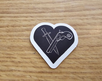 Blade and the Barrel Supernatural Sticker