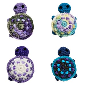 Tortue agitée au crochet