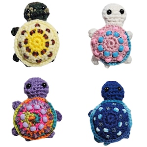 Tortue agitée au crochet