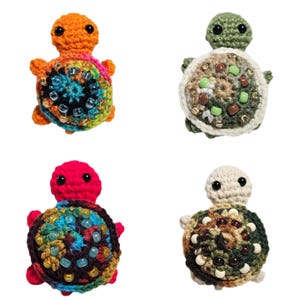 Tortue agitée au crochet