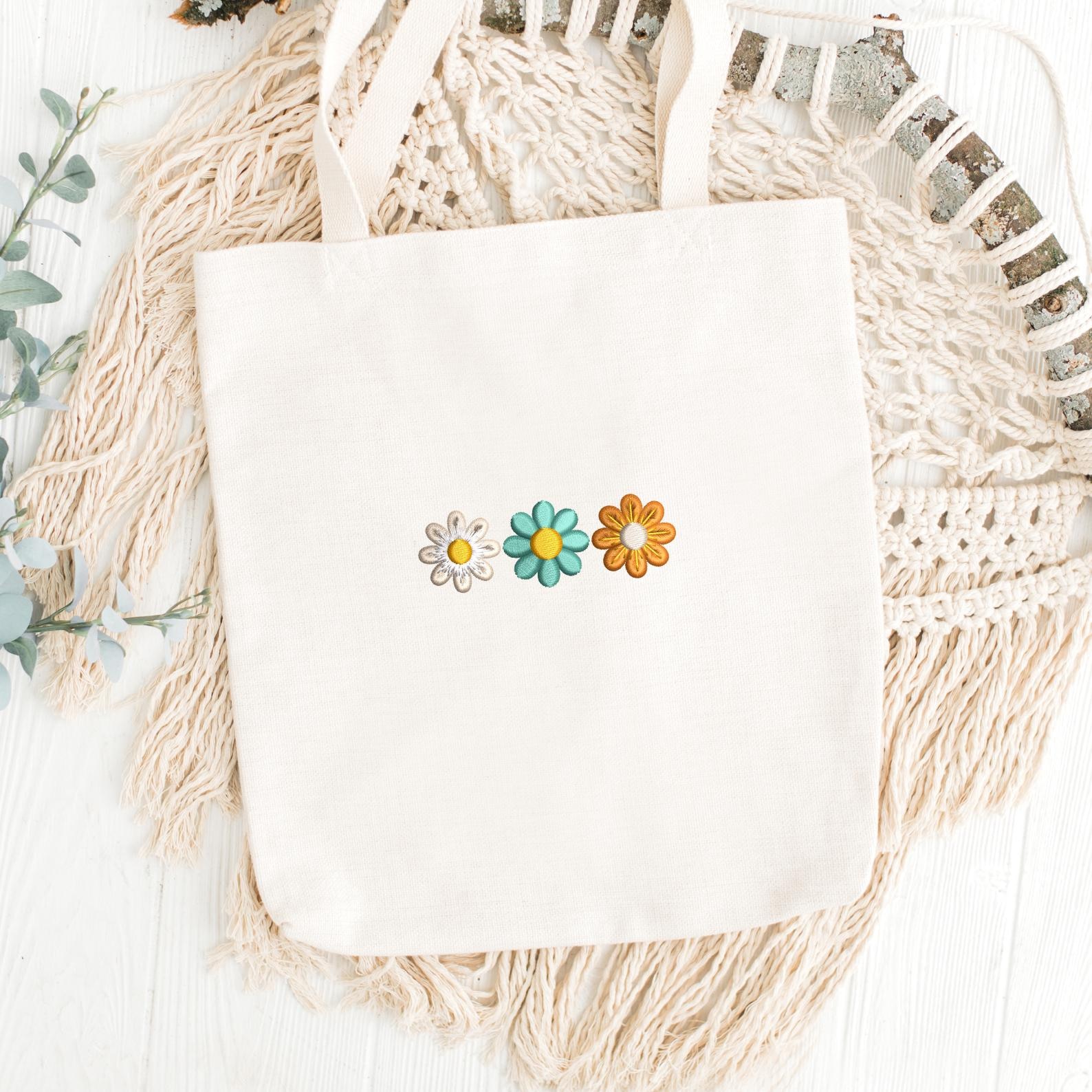 Mini Floral Machine Embroidery Design Bundle, Flower Designs, Satin ...
