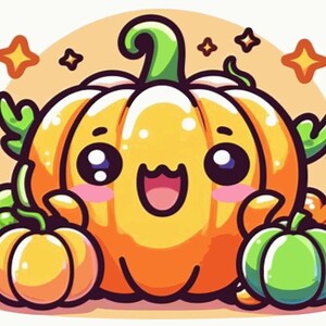 Cute Pumpkin Expression Coloring Pages | Halloween Printable Coloring Book | Digital Download