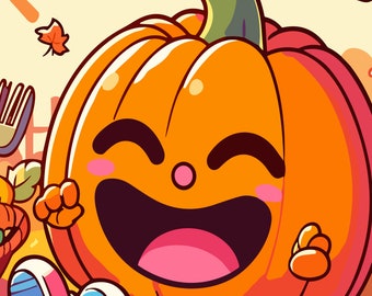 2nd Edition: Cute Pumpkin Expression Coloring Pages | Pumpkin Faces Coloring Pages | Feelings and Emotions Coloring Pages | Mood  Emotion