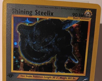 Original 2002 POKEMON Neo Destiny Shining Steelix 112/105