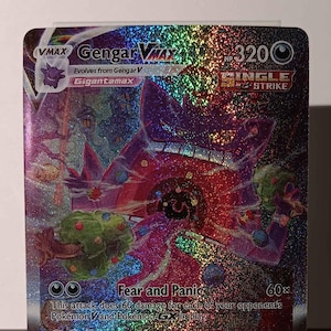 Gengar VMAX 271/264 Pokemon Proxy Custom Holo Card (best